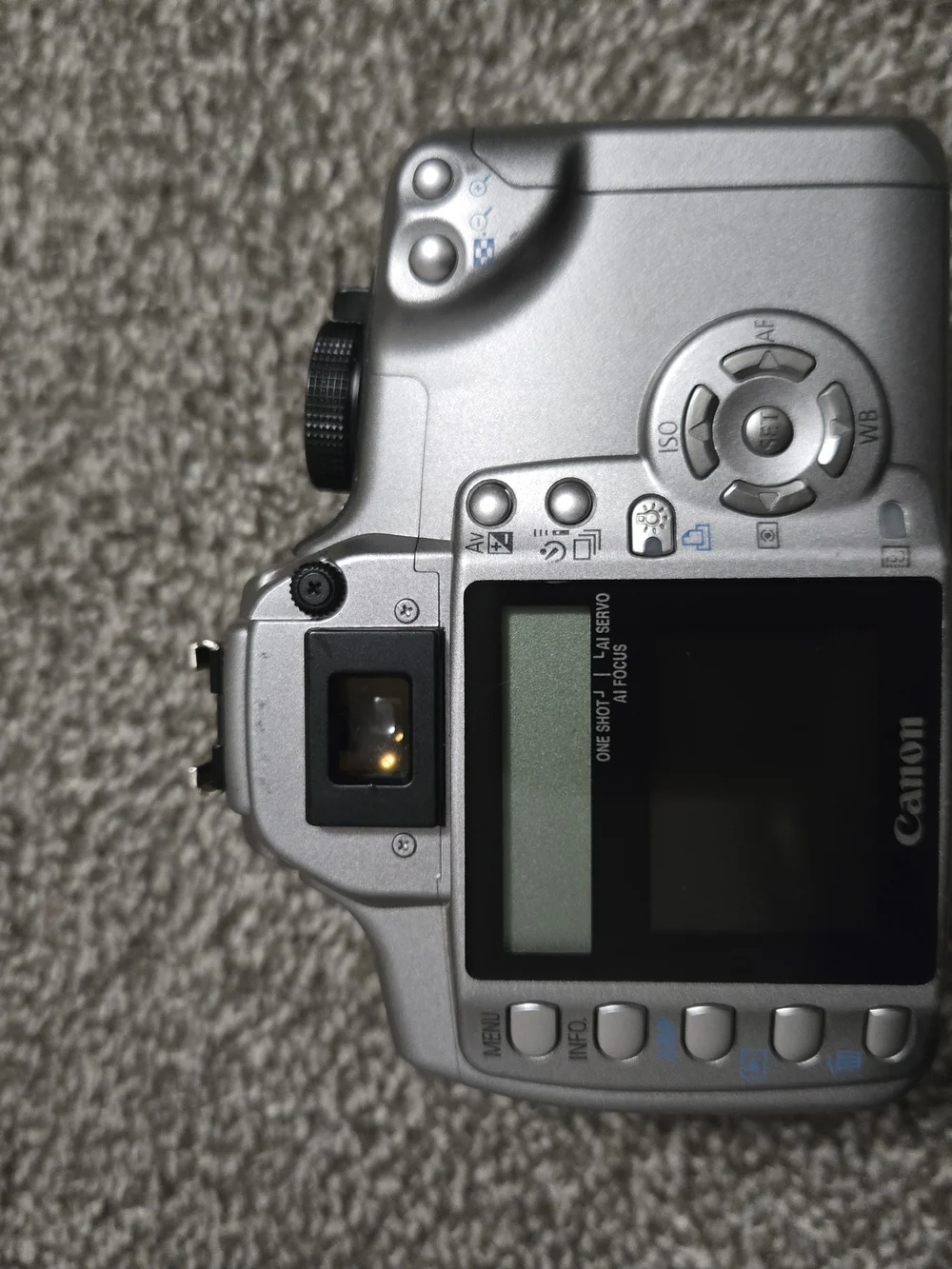 Canon Silver DSLR Camera Body - Silver Rebel Xt